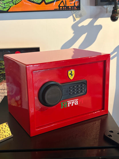 Red Racing-Inspired Safe Box – Statement Storage for Luxury Interiors