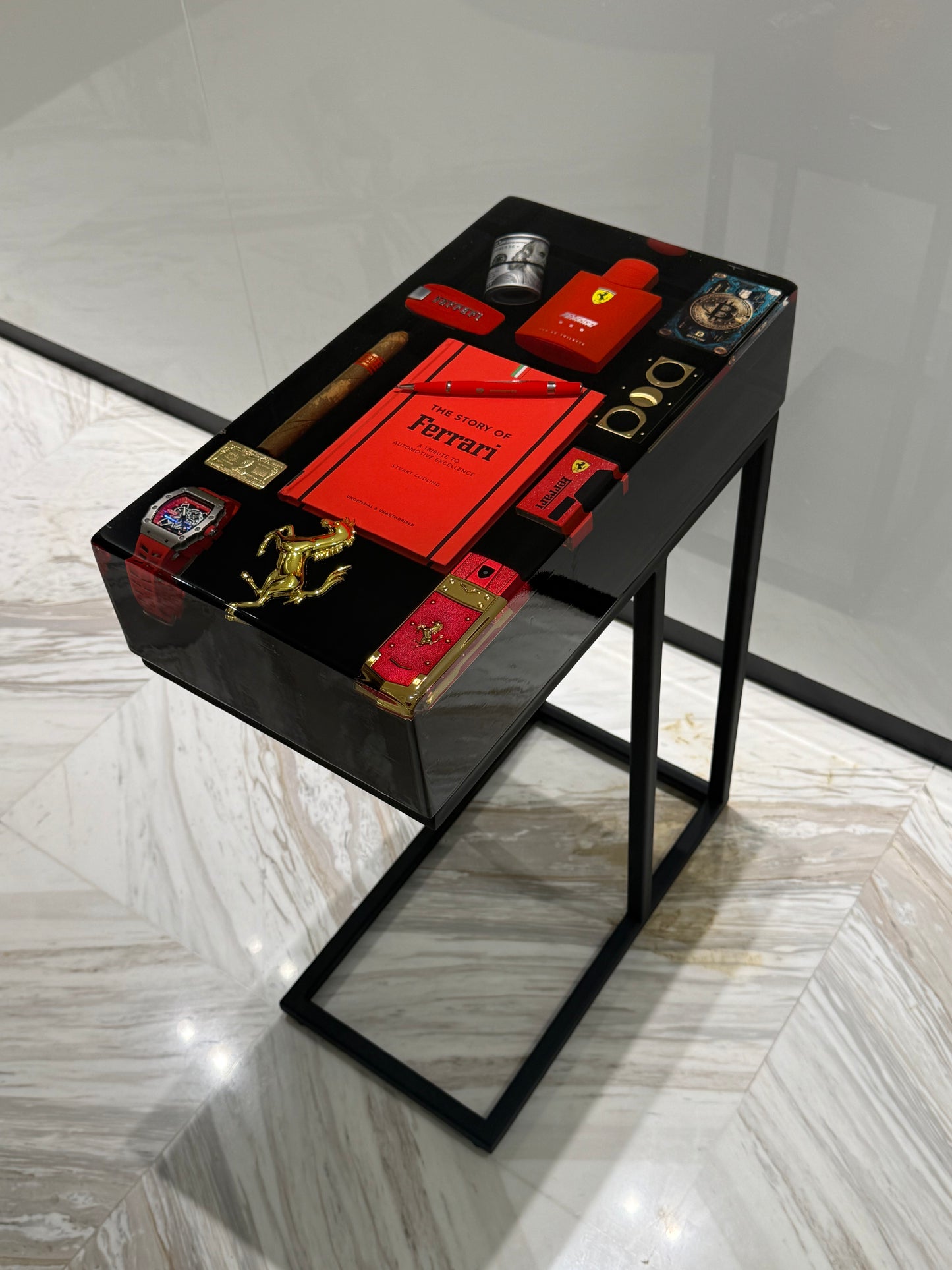 Ferrari exclusive edition 1 of 1 - Square Side Table
