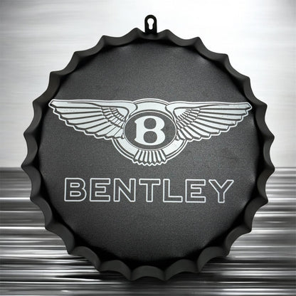 Automotive inspired Bottle Cap Wall Décor