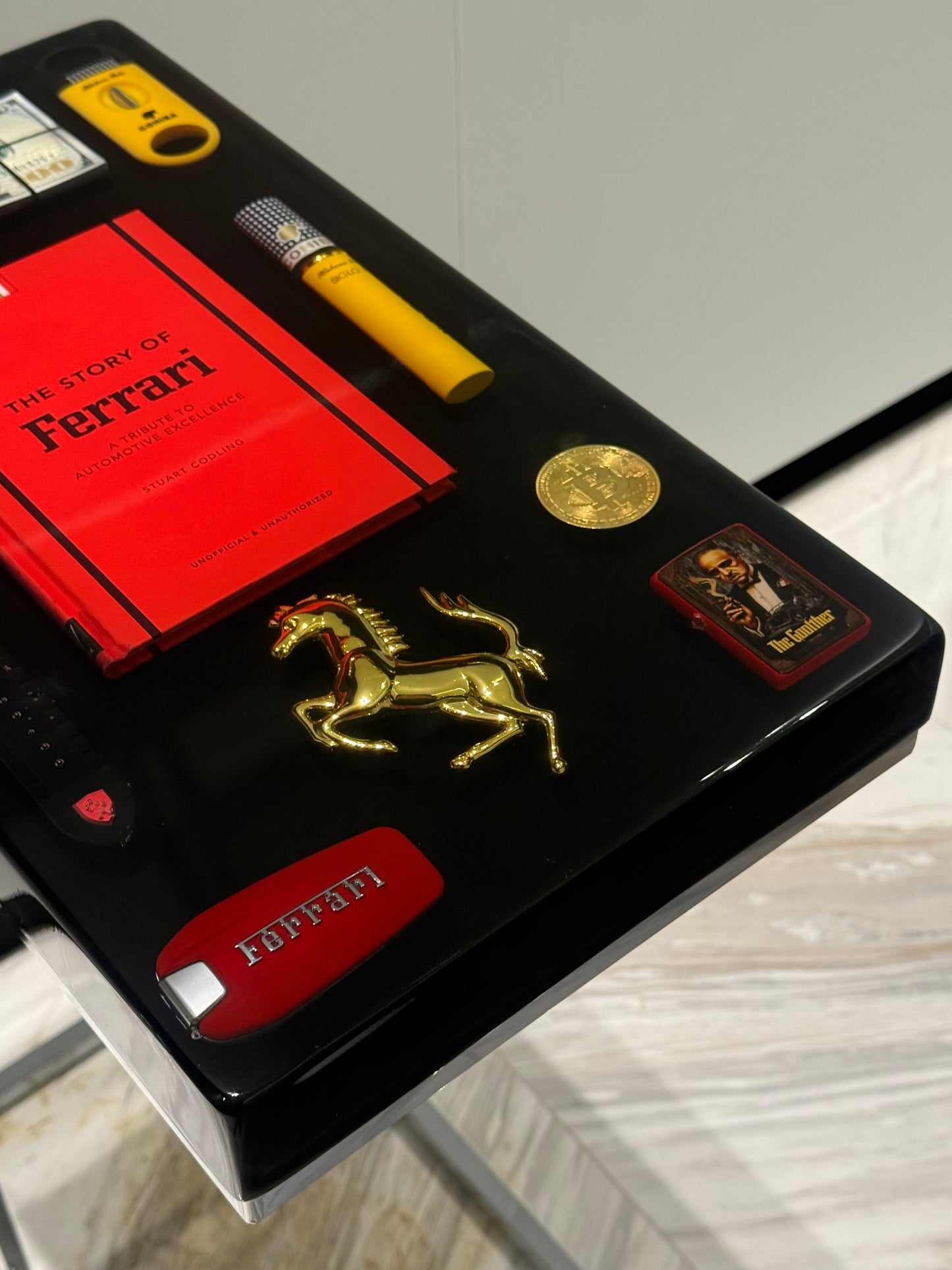 Ferrari limited edition no 09 - Square Side Table