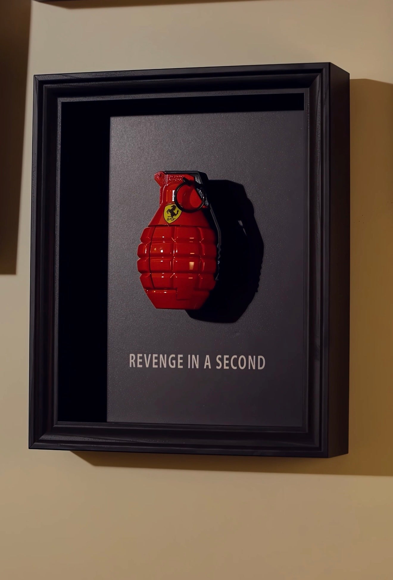 Revenge In A Second – Luxury Car Inspired Grenade Box Frame