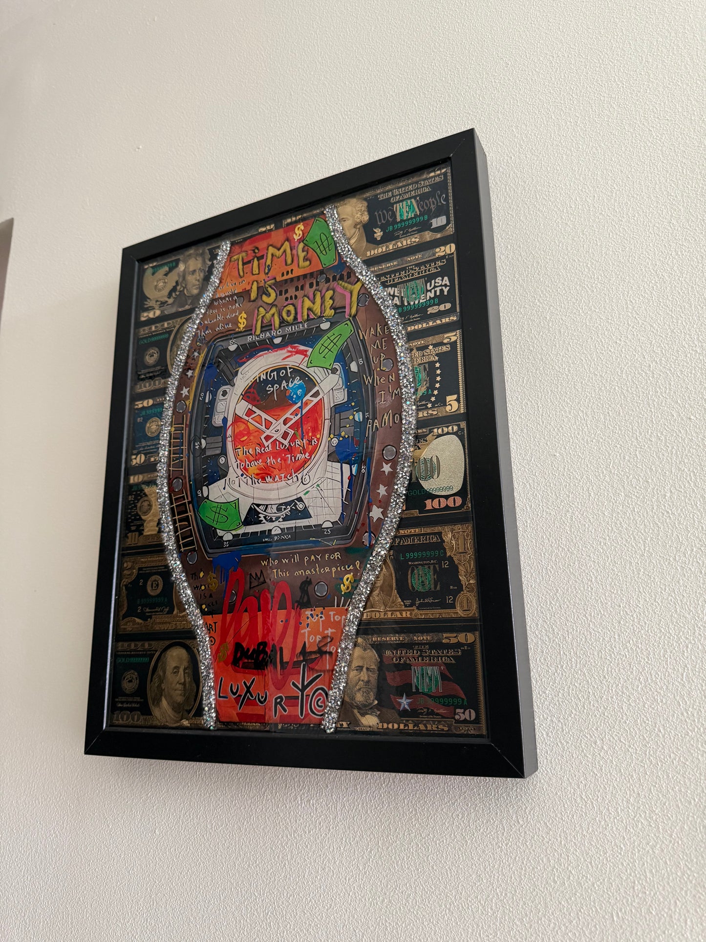 Richard Mille Watch Art Frame black