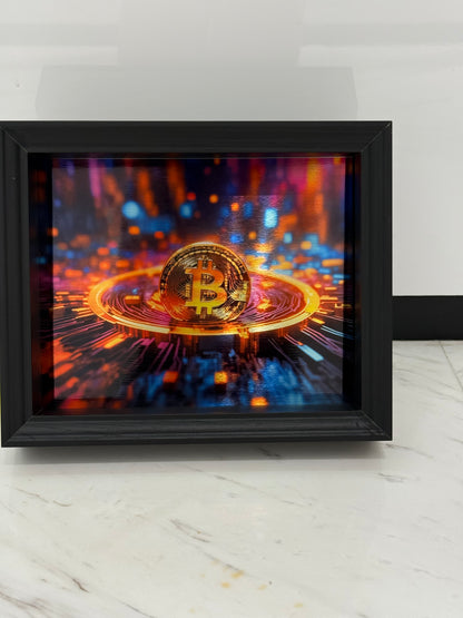 Black Bitcoin Box Frame – A Symbol of Power and Modern Luxury