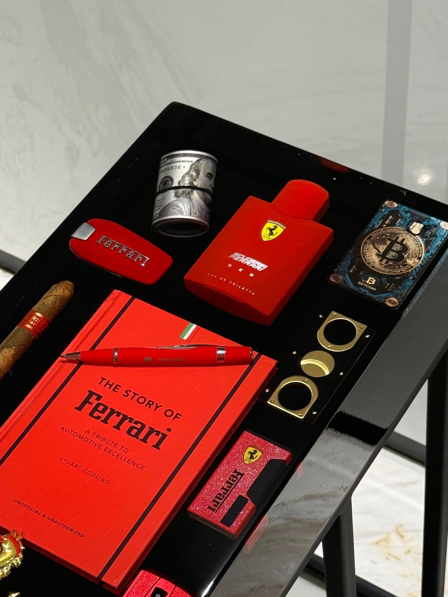 Ferrari exclusive edition 1 of 1 - Square Side Table