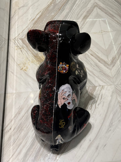 Automotive Dog Sculpture with marble effect