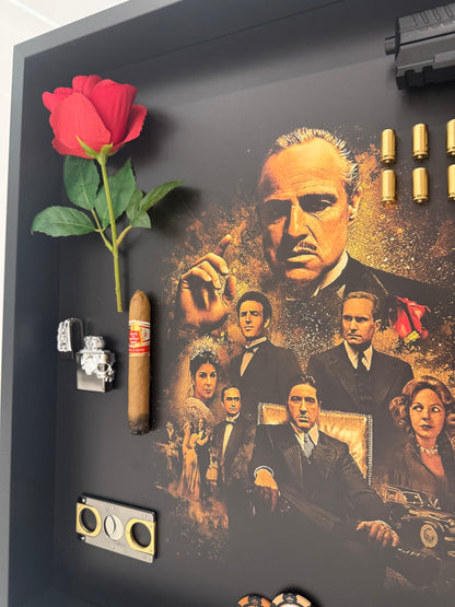 Legacy of Power Shadow Box Frame – Luxury Mafia Inspired Wall Art