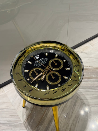 Unique luxury Rolex watch side table round