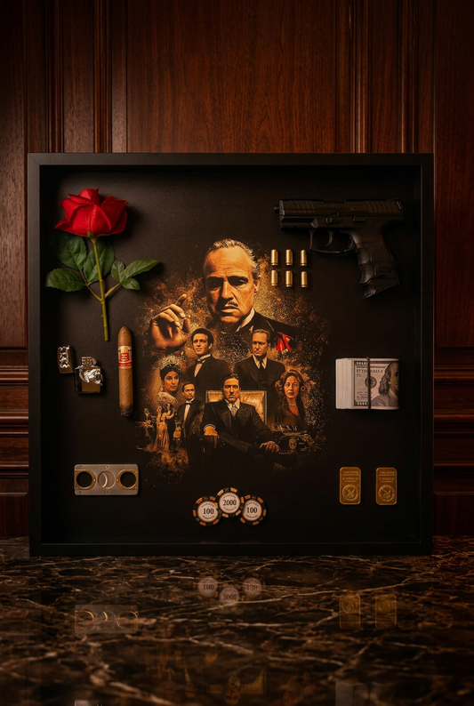Legacy of Power Shadow Box Frame – Luxury Mafia Inspired Wall Art