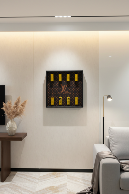 Luxury Gold Bar Collection Box Frame