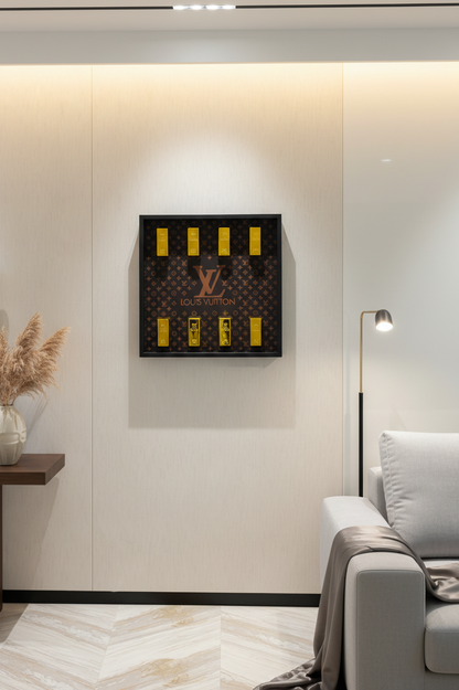 Luxury Gold Bar Collection Box Frame