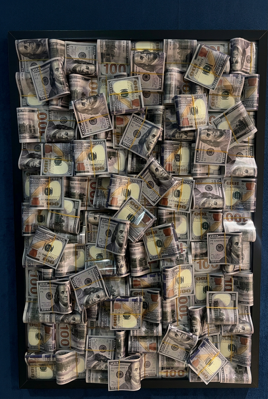 Big Money Dollar Frame black