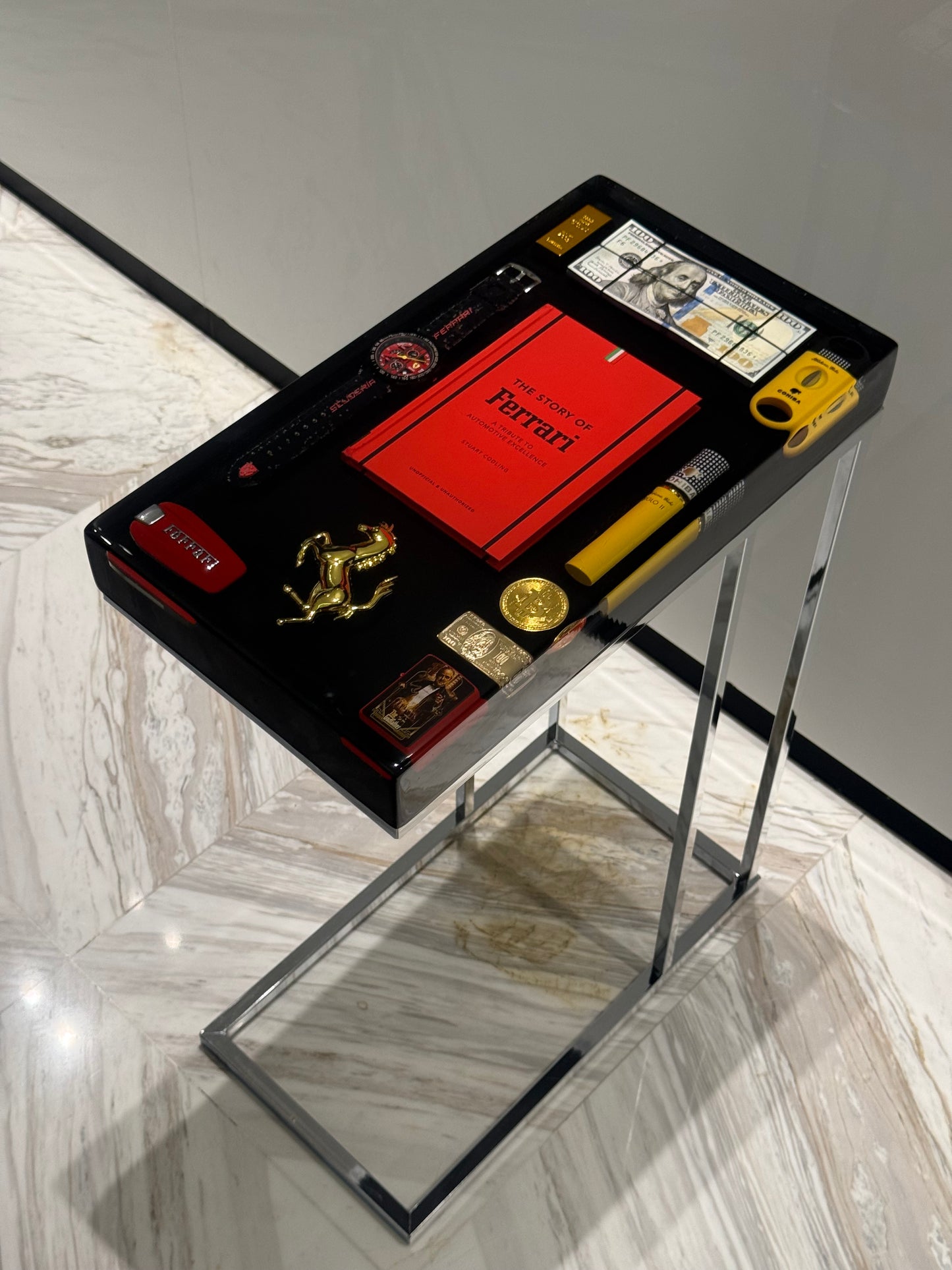 Ferrari limited edition no 10 - Square Side Table