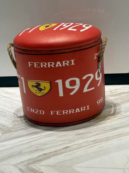 Luxury Racing-Inspired Storage Ottoman