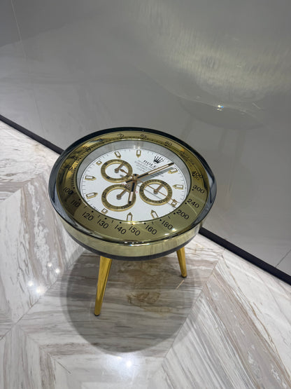 Handmade Luxury Timepiece-Inspired Round Side Table