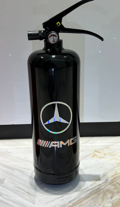 Black Performance-Inspired Decorative Fire Extinguisher