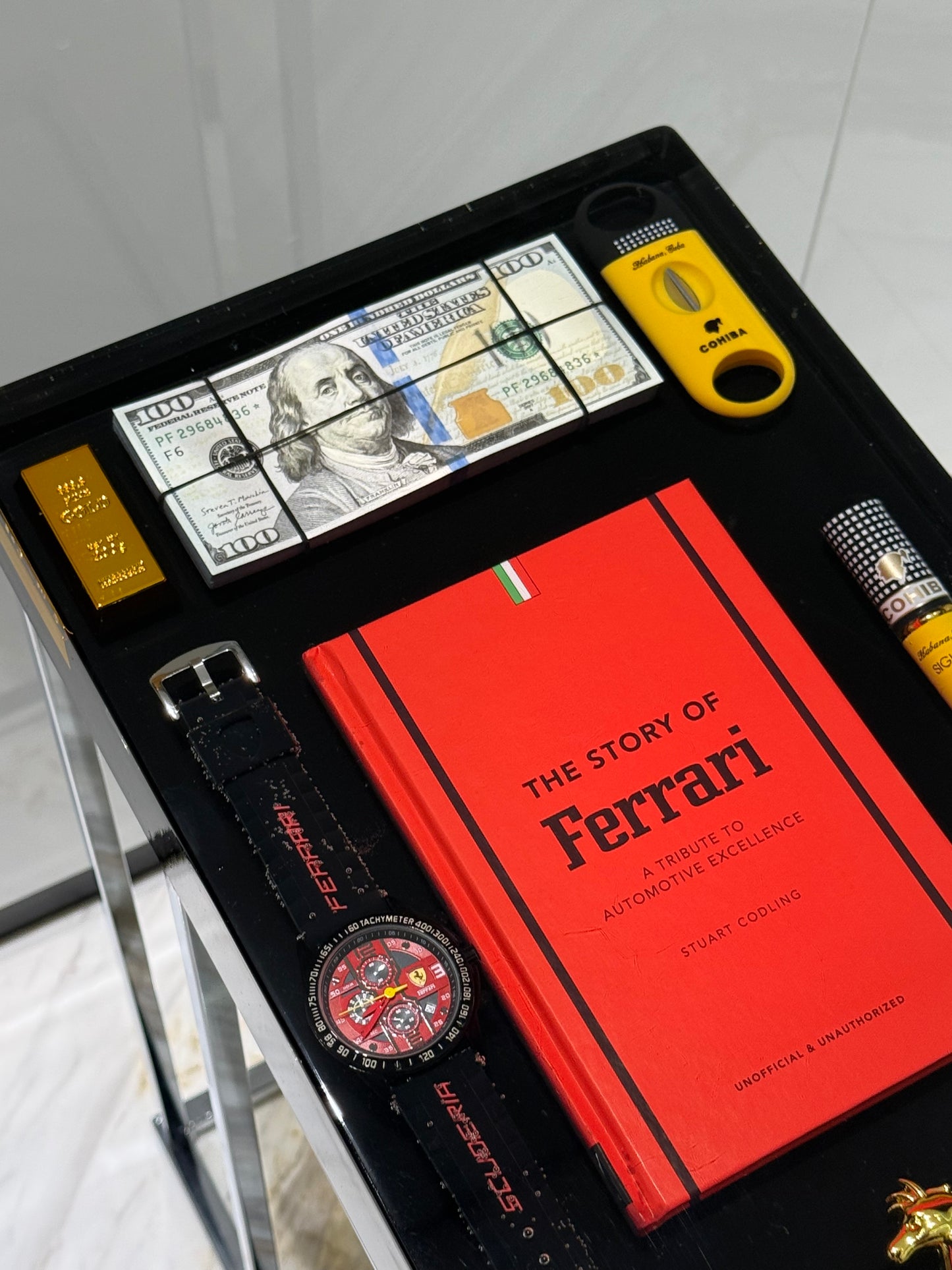 Ferrari limited edition no 10 - Square Side Table