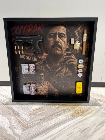 Shadow Box Frame – Luxury Mafia Inspired Wall Art