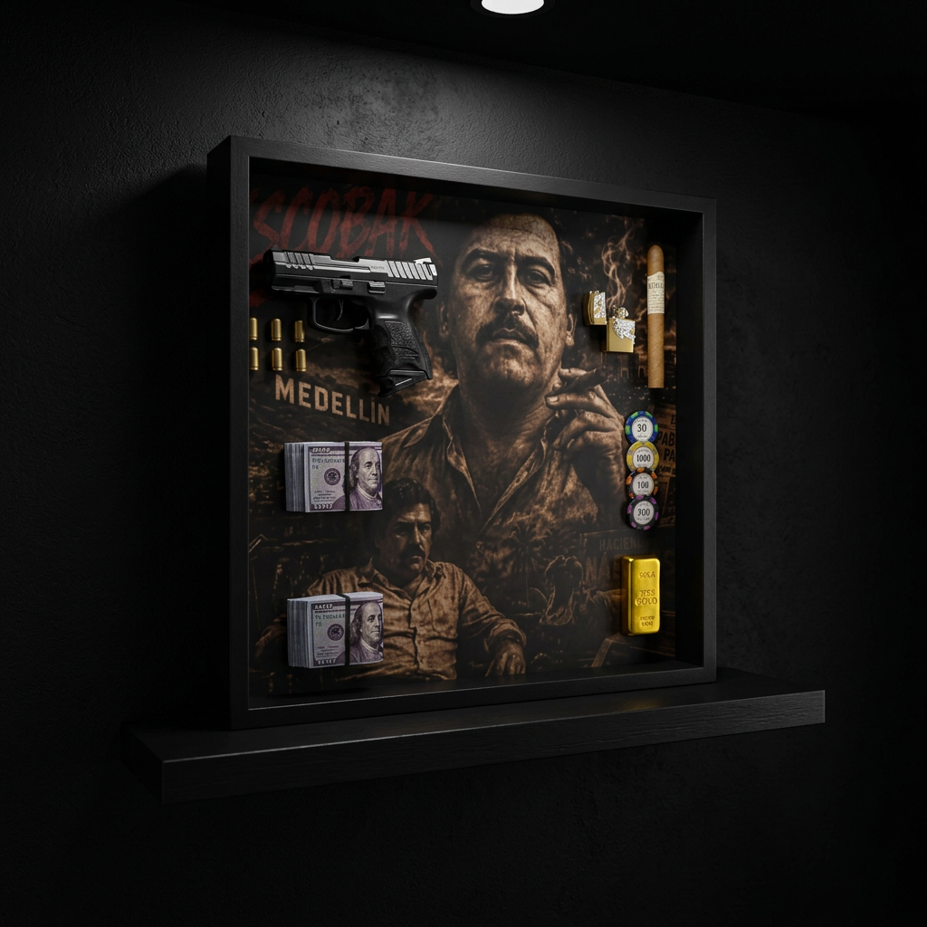 Shadow Box Frame – Luxury Mafia Inspired Wall Art
