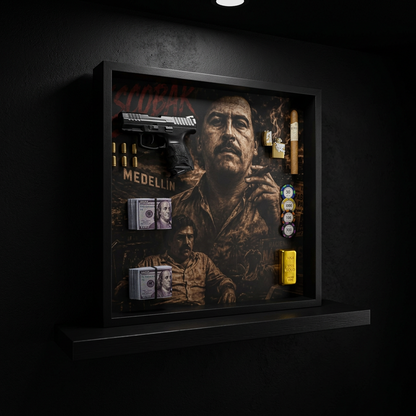 Shadow Box Frame – Luxury Mafia Inspired Wall Art