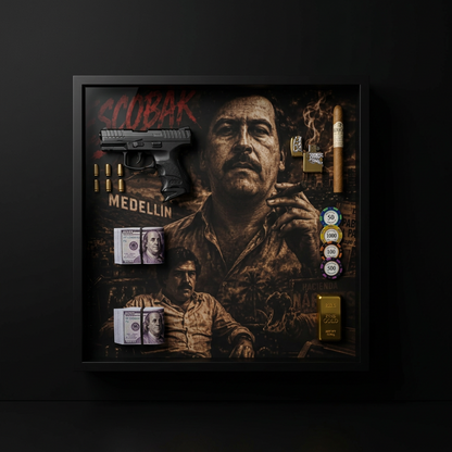 Shadow Box Frame – Luxury Mafia Inspired Wall Art