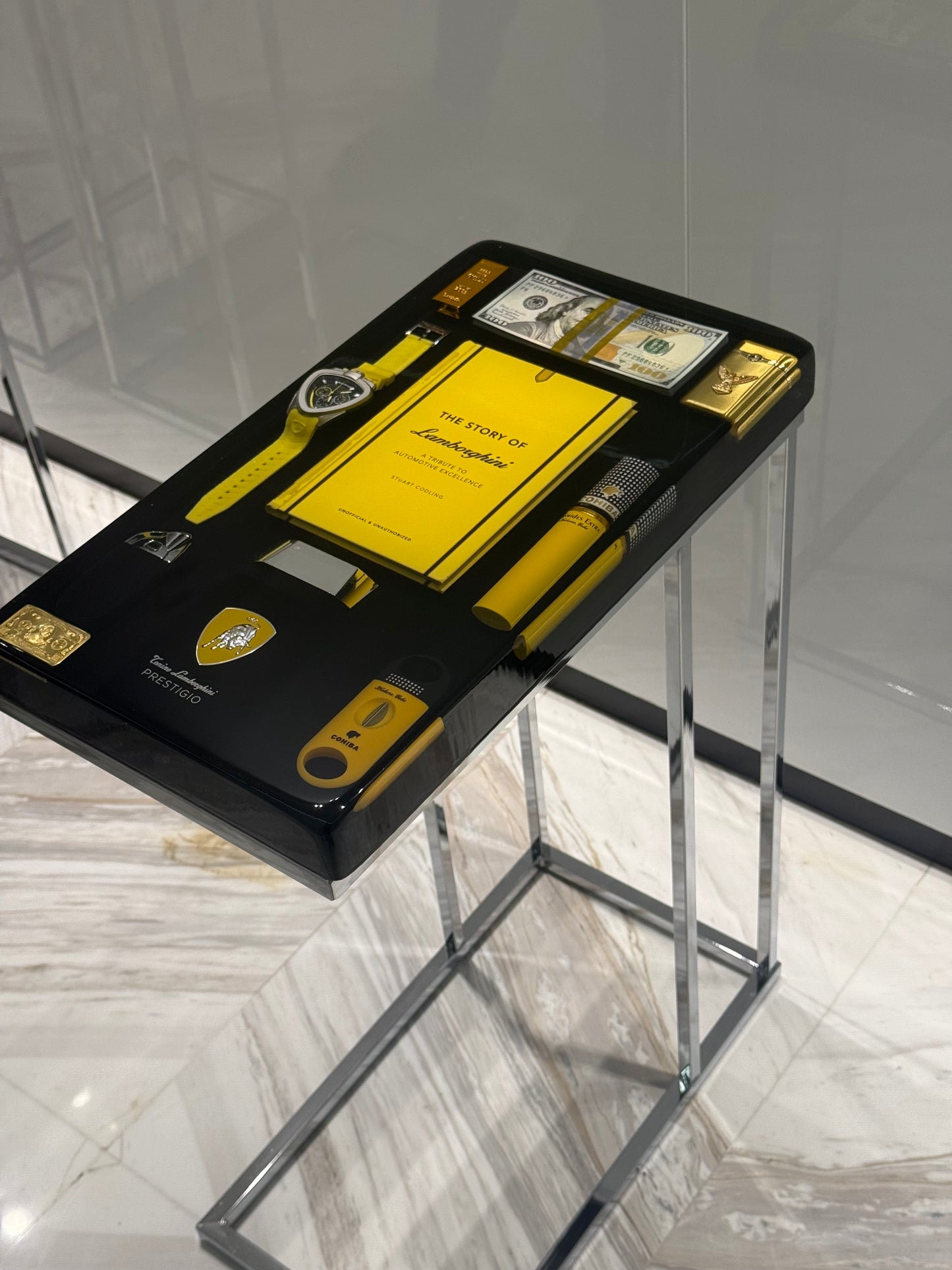 Lamborghini Exclusive Edition – Piece No. 1 square side table
