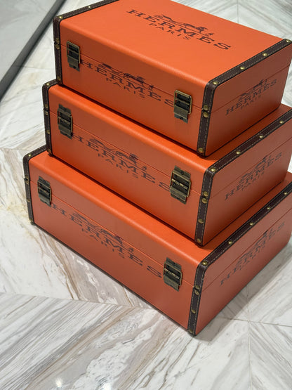 Hermes decoration Luggage set 3 pieces