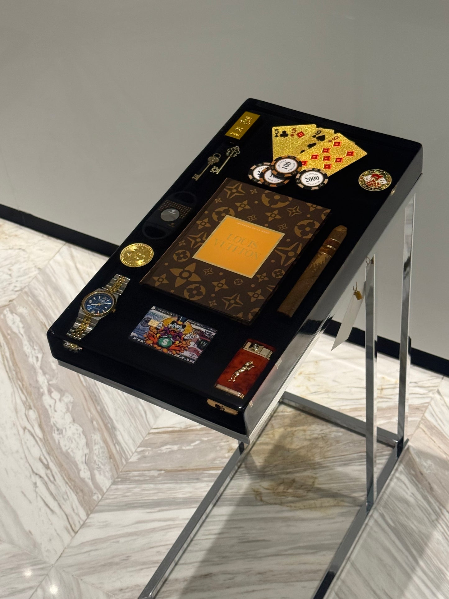 Louis Vuitton limited Edition no. 1 Square side Table