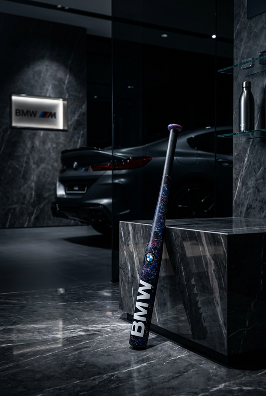 BMW Baseball Bat - black marble Edition