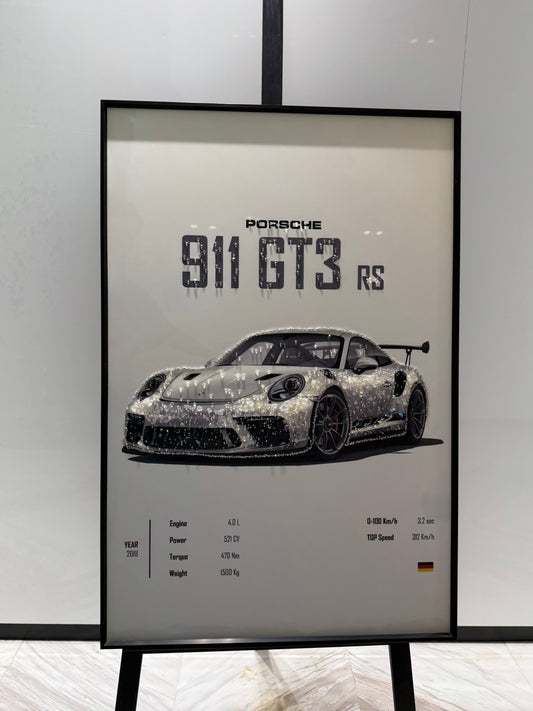 Porsche 911 Art Frame