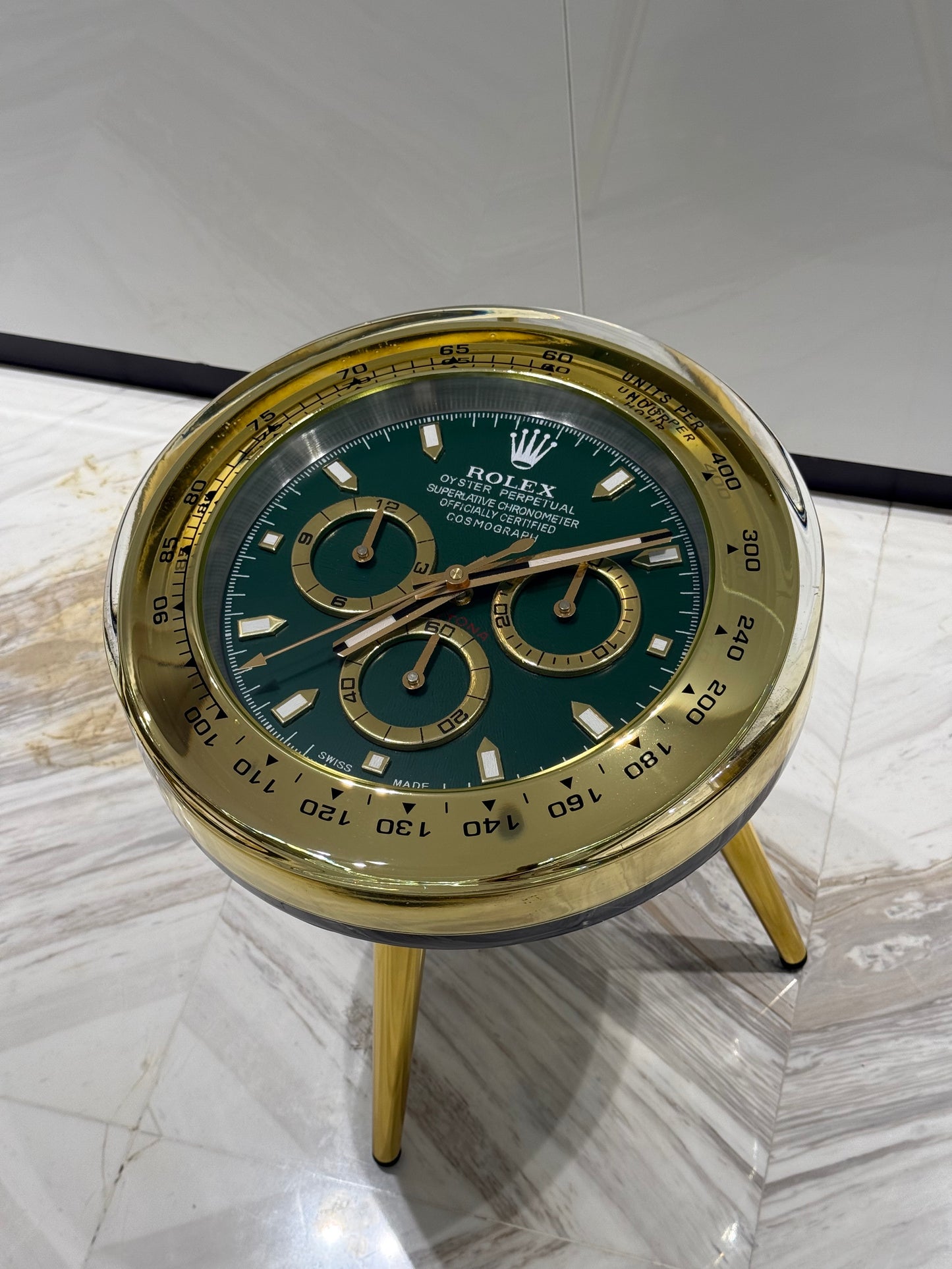 Rolex watch round side table