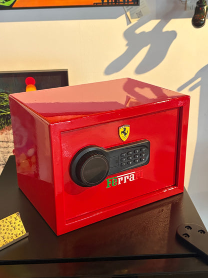 Red Racing-Inspired Safe Box – Statement Storage for Luxury Interiors