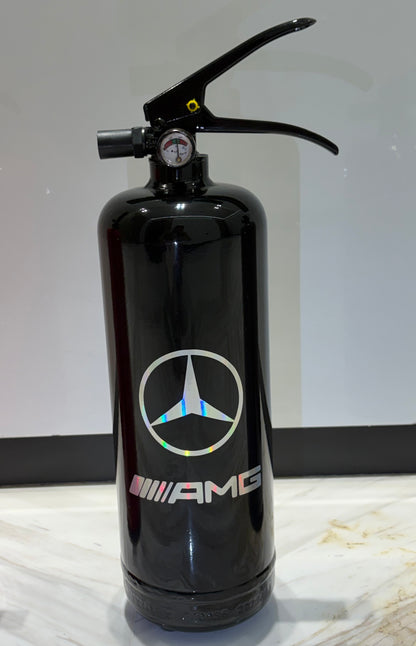 Black Performance-Inspired Decorative Fire Extinguisher