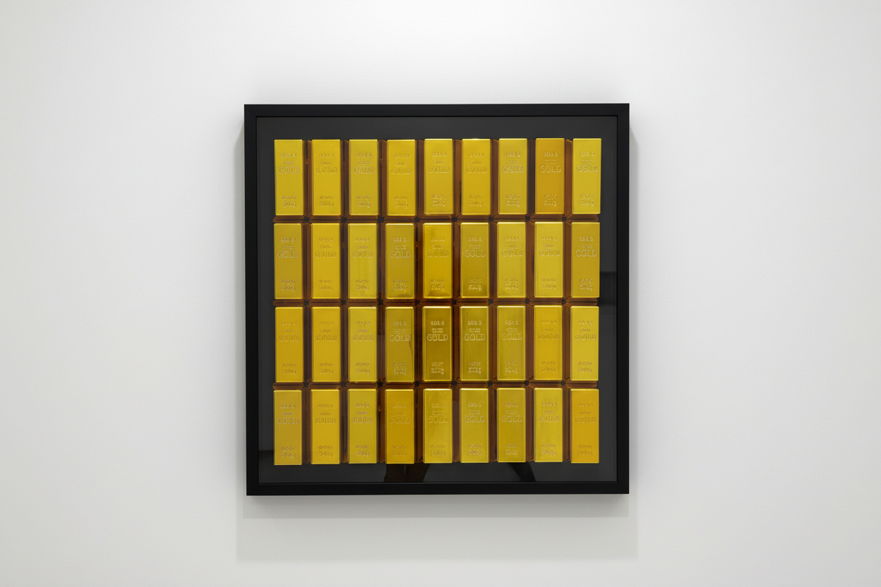 Gold bar Box Frame – The Ultimate Statement Piece