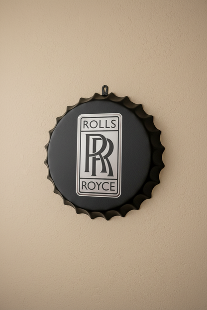 Automotive inspired Bottle Cap Wall Décor