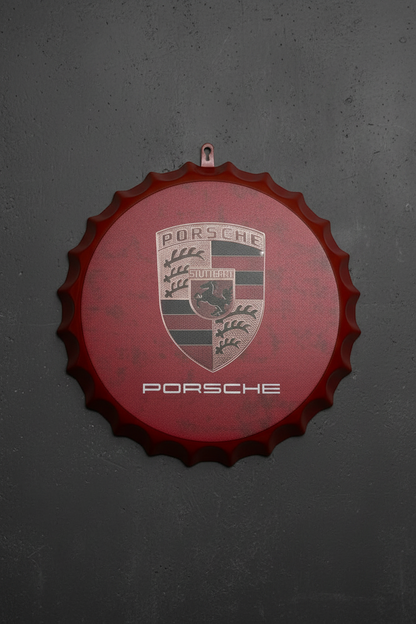 Automotive inspired Bottle Cap Wall Décor