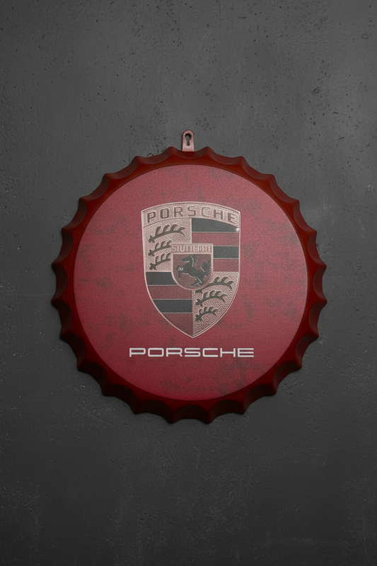 Automotive inspired Bottle Cap Wall Décor