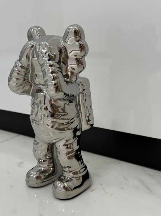 Unique Silver Astronaut Figurine - A Collectors Dream!