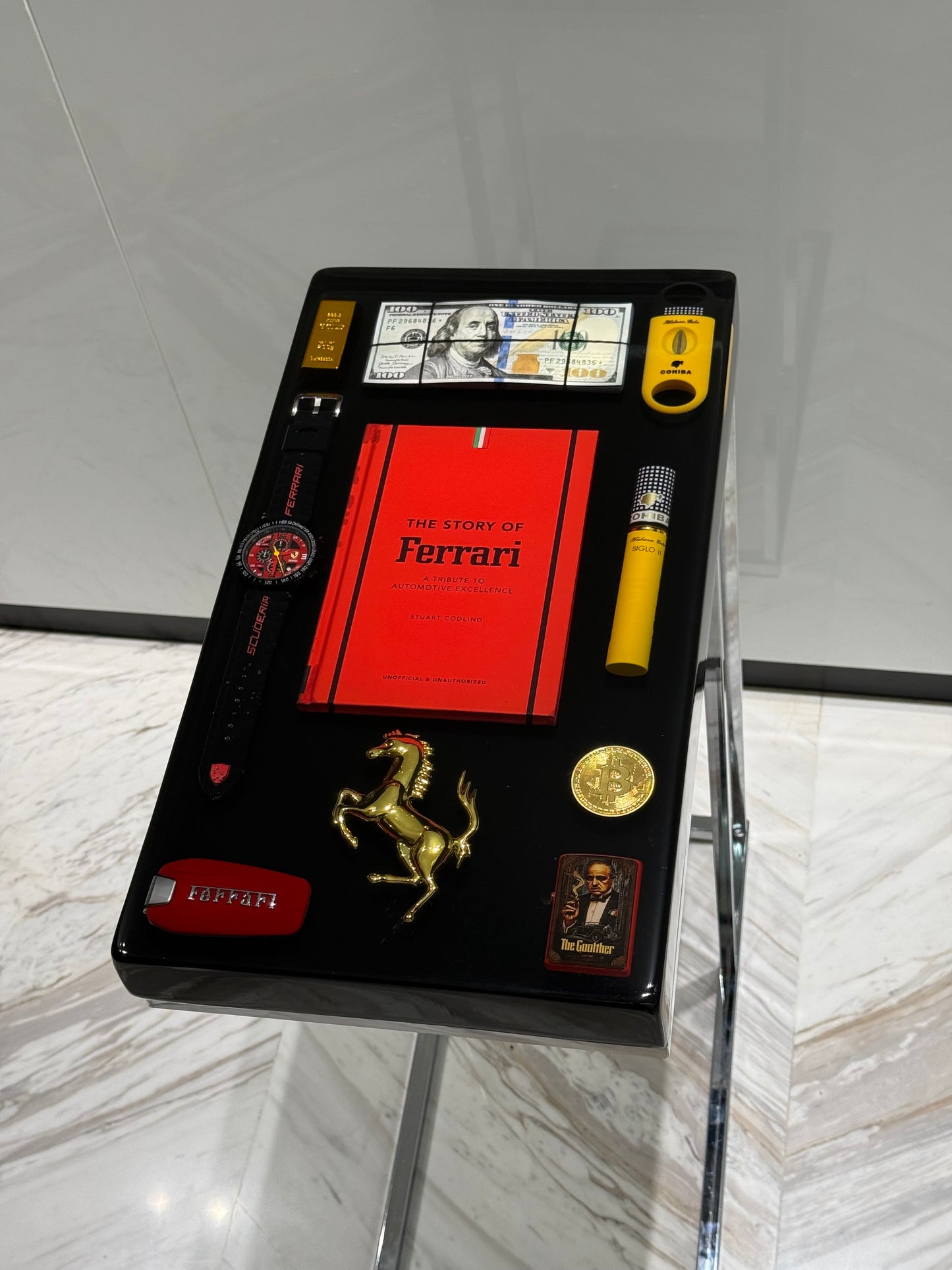 Ferrari limited edition no 09 - Square Side Table
