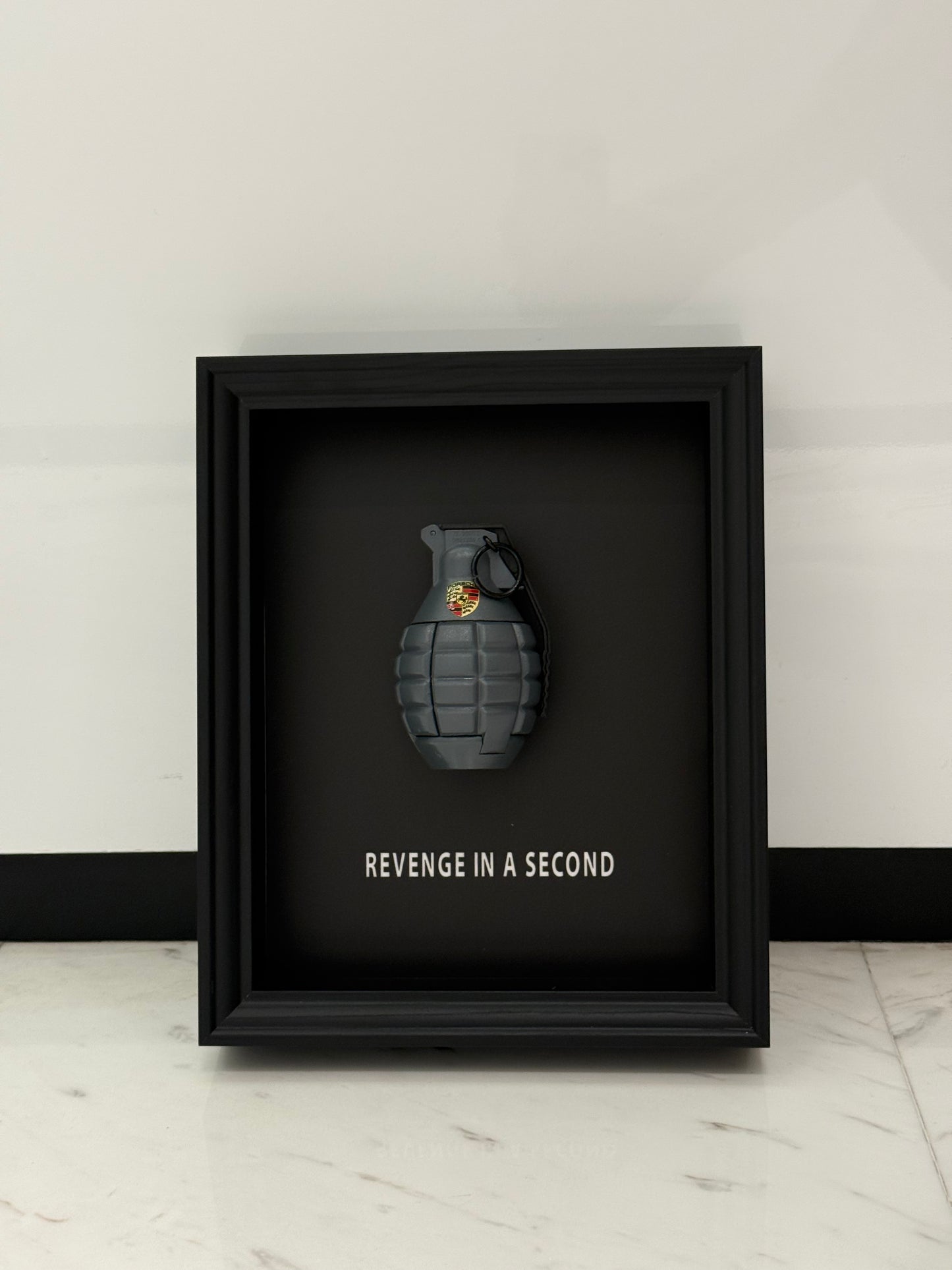 Revenge In A Second – Luxury Car Inspired Grenade Box Frame