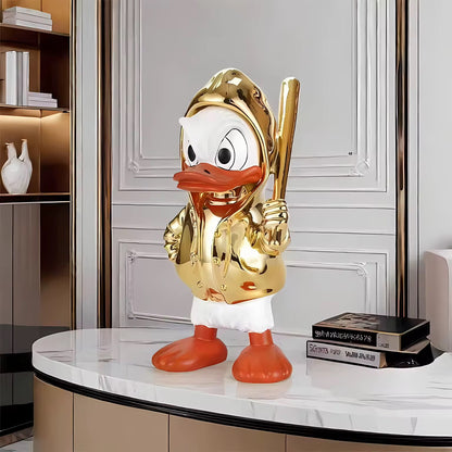 Luxury Duck Sculpture – Bold Attitude Meets Modern Art