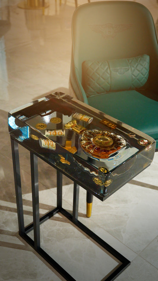 Remy Martin XO Square Side Table