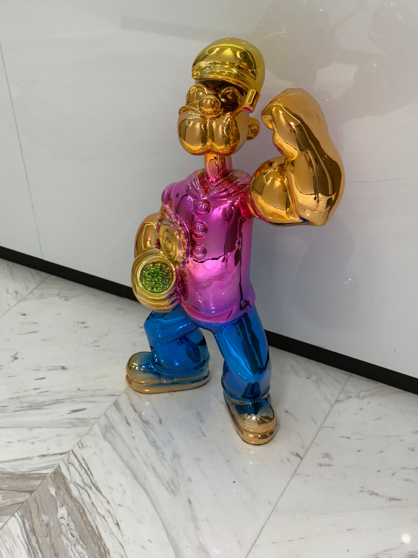 Luxury Popeye Sculpture – Strength, Style & Timeless Character