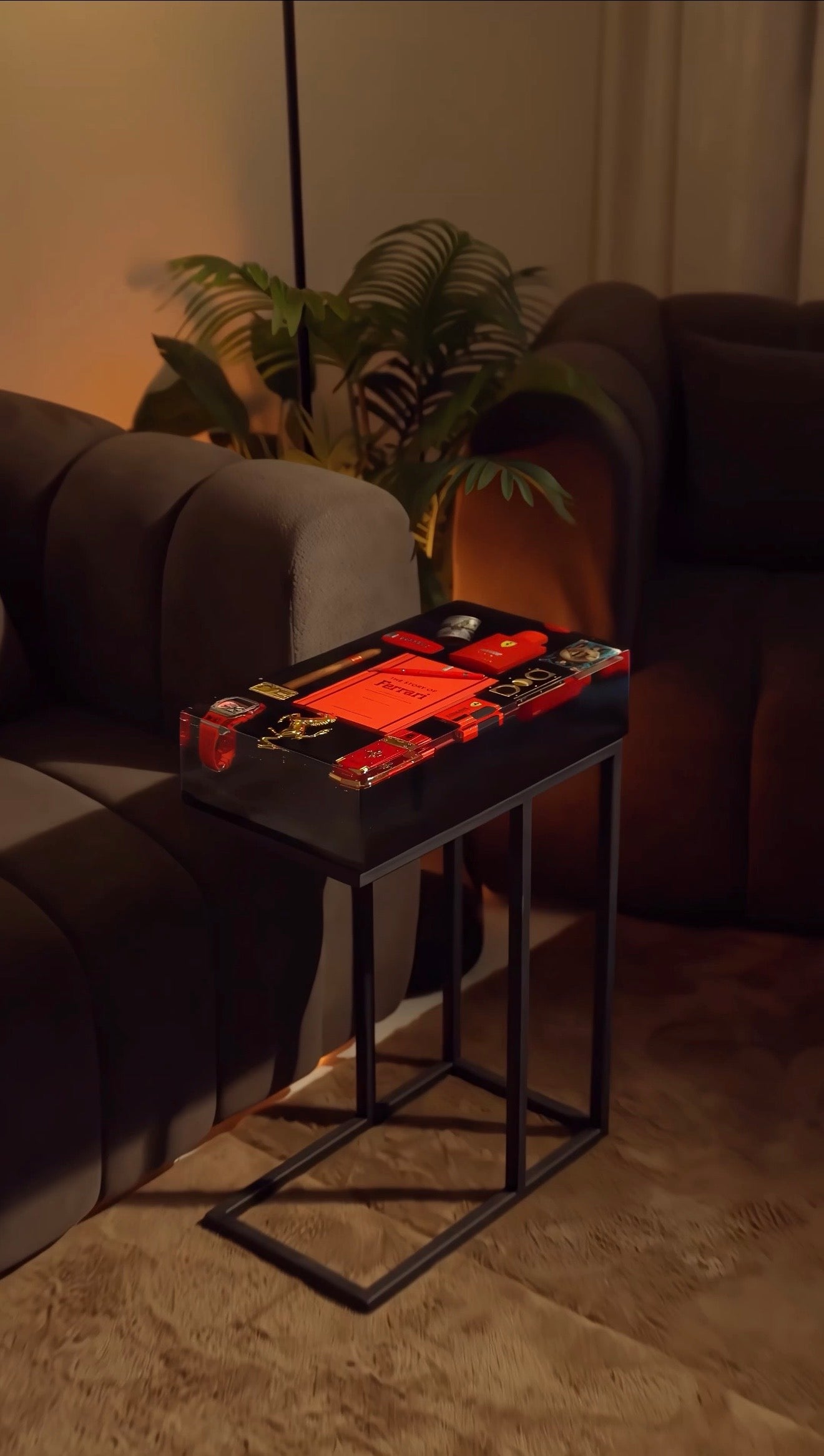 Ferrari exclusive edition 1 of 1 - Square Side Table