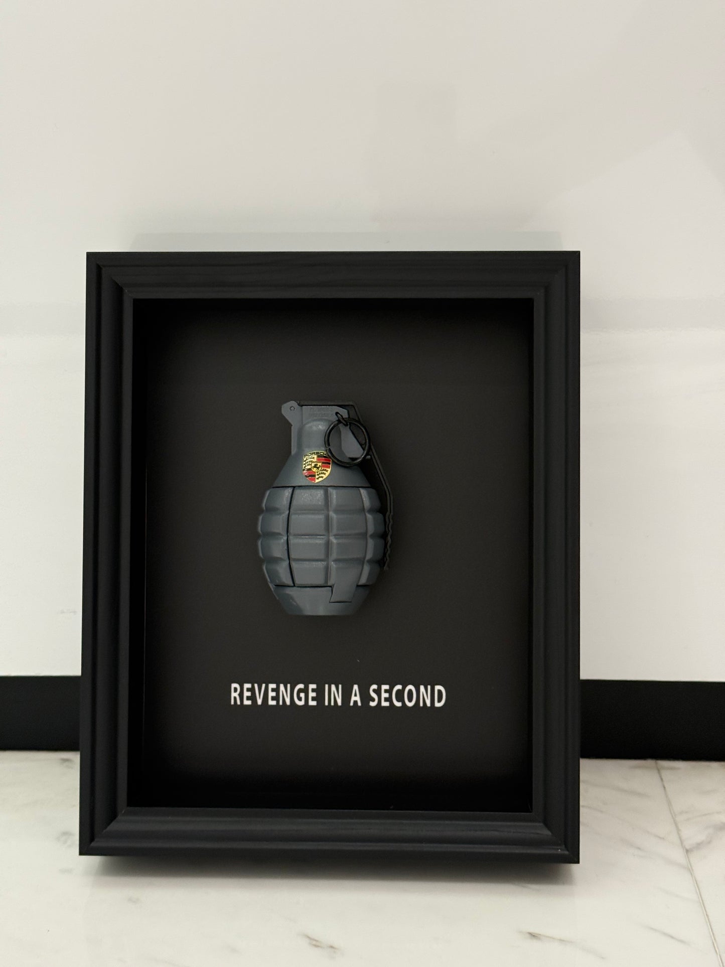 Revenge In A Second – Luxury Car Inspired Grenade Box Frame