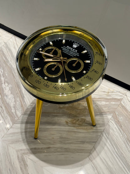 Unique luxury Rolex watch side table round
