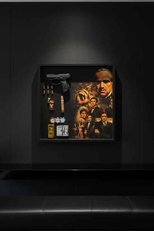 Legacy of Power Shadow Box Frame – Luxury Mafia Inspired Wall Art