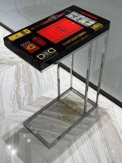 Ferrari-inspired limited edition no 11 - Square Side Table