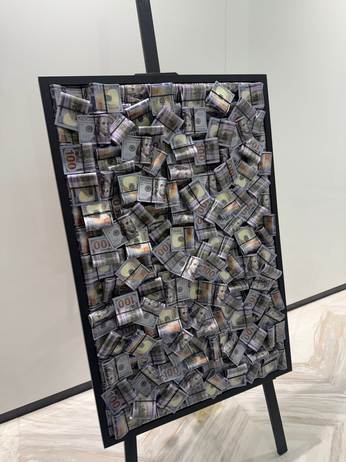 Big Money Frame – Luxury Statement Wall Art black