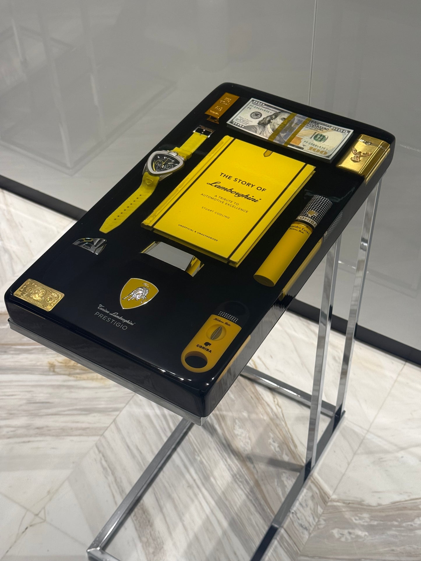 Lamborghini Exclusive Edition – Piece No. 1 square side table