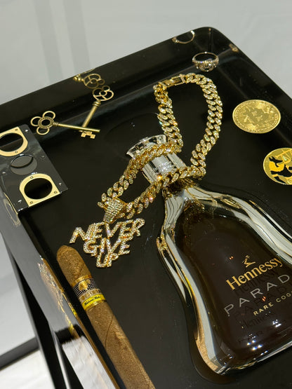 Hennessy Paradise Square Side Table